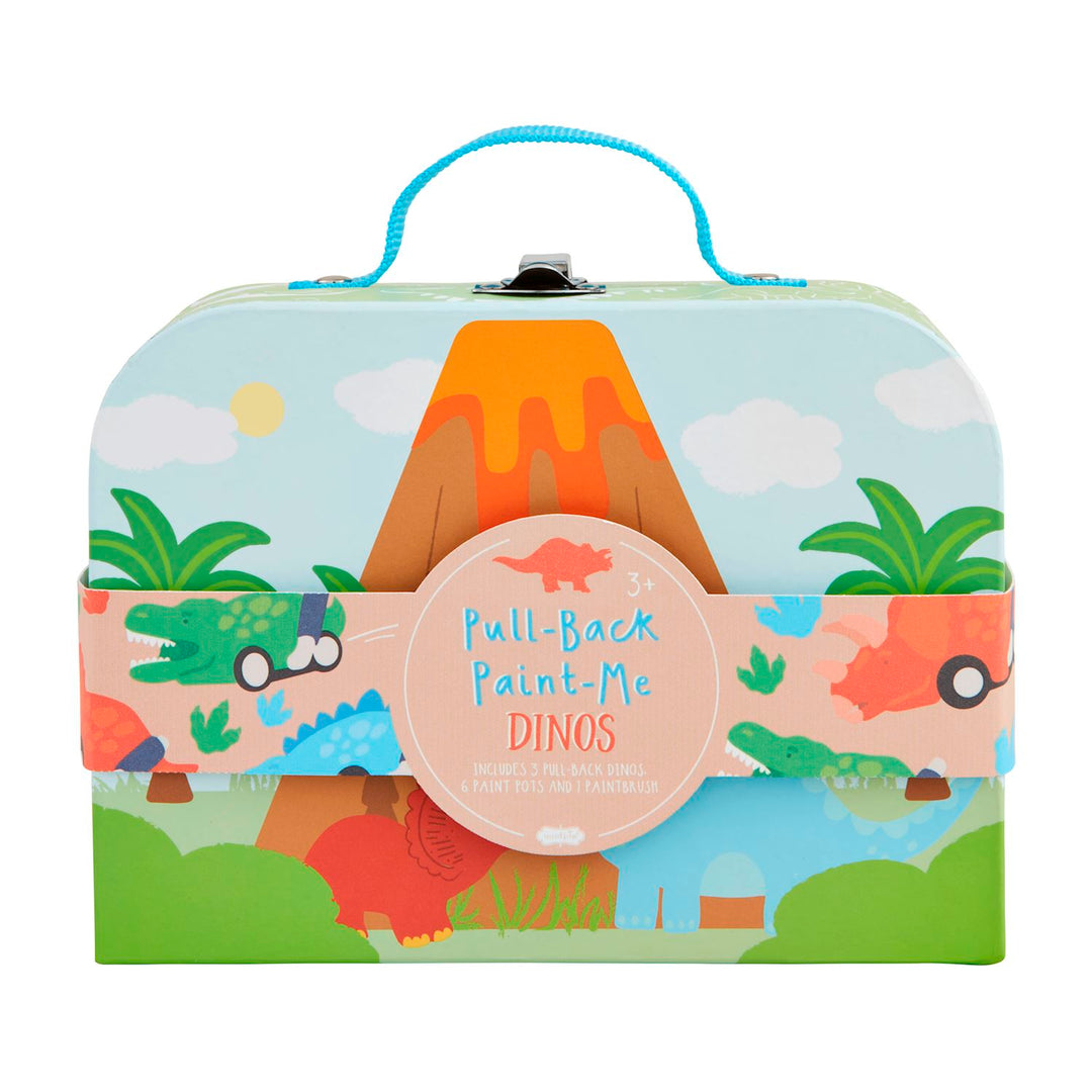 Pull-Back Paint Me Dino Set