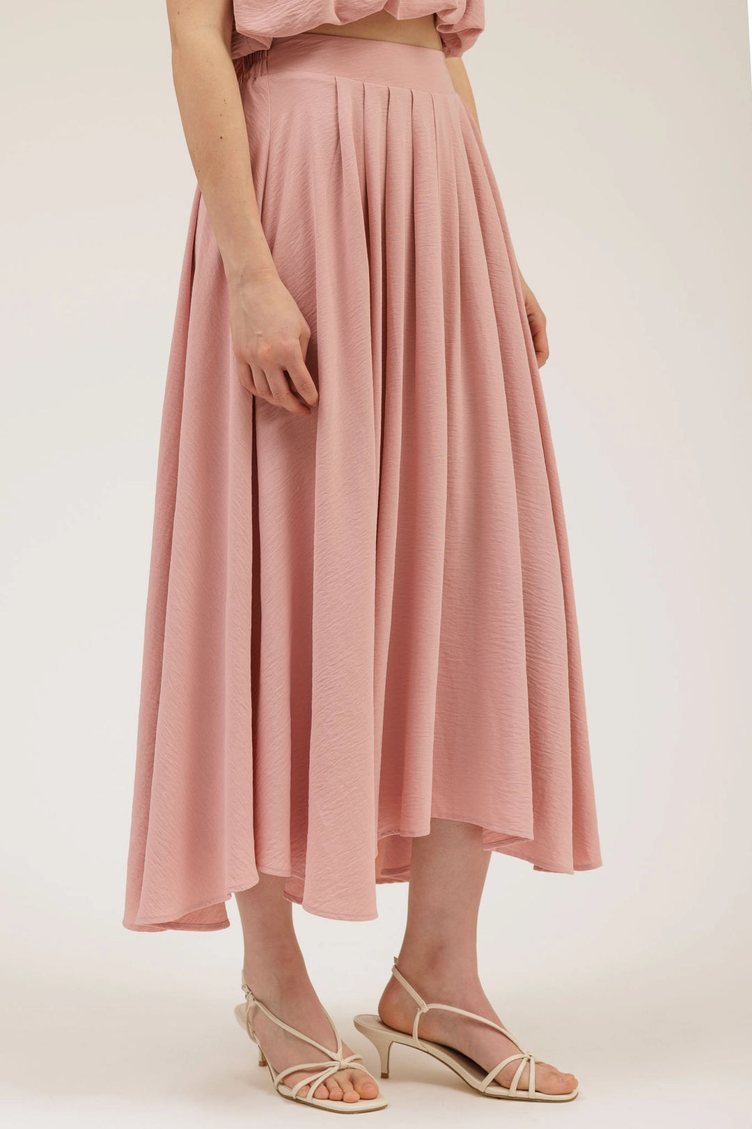 Hattie Pleated Midi Skirt