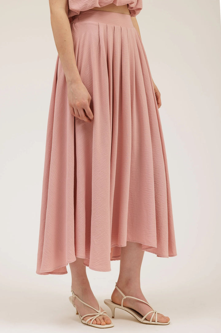 Hattie Pleated Midi Skirt