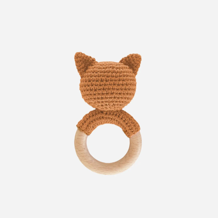 Crochet Cotton Rattle Teether