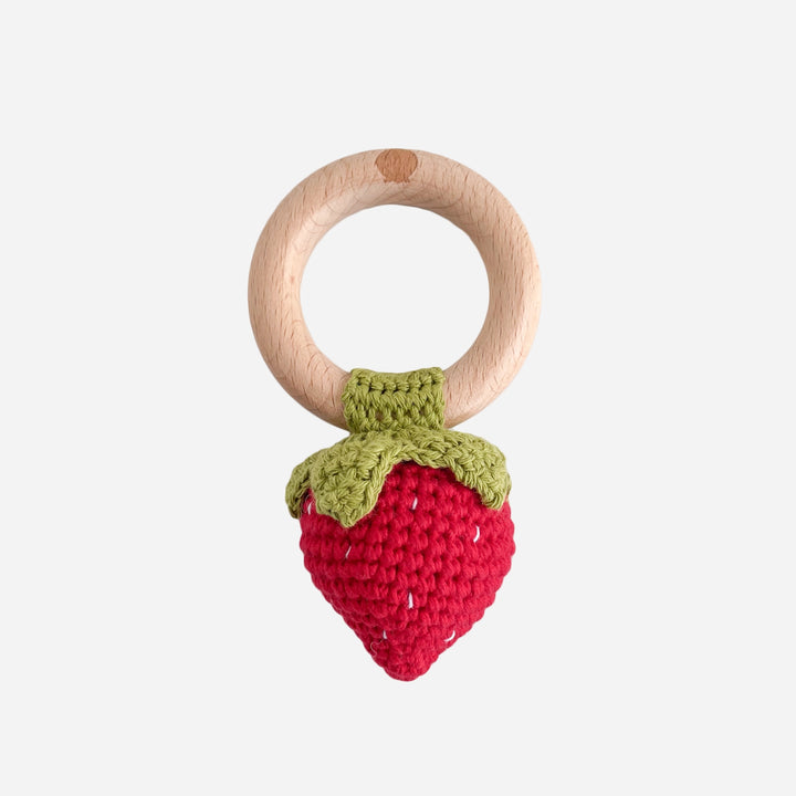 Crochet Cotton Rattle Teether