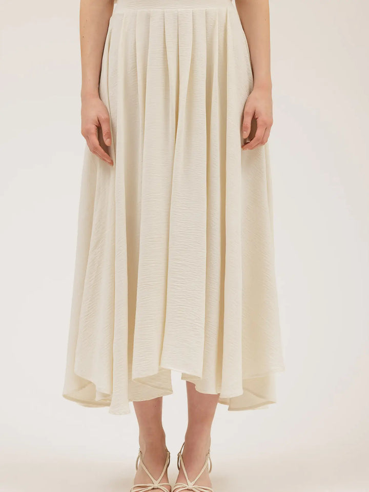 Hattie Pleated Midi Skirt