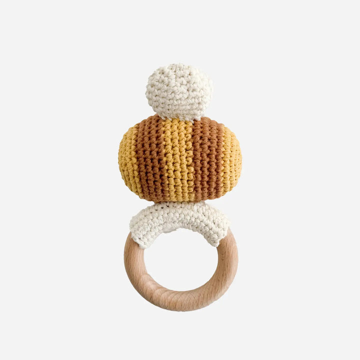 Crochet Cotton Rattle Teether