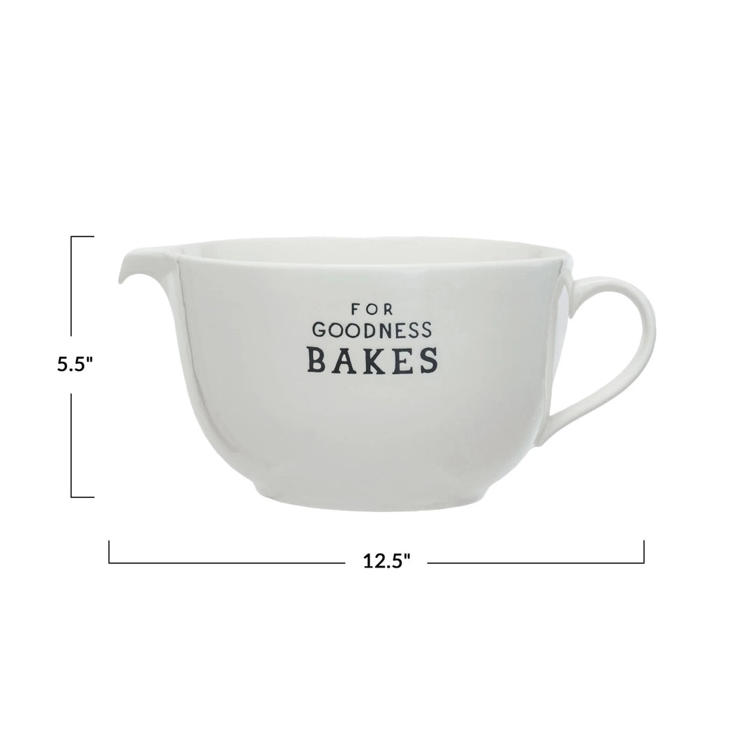 4 Quart Stoneware Batter Bowl