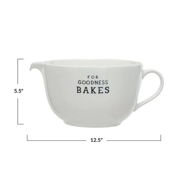 4 Quart Stoneware Batter Bowl