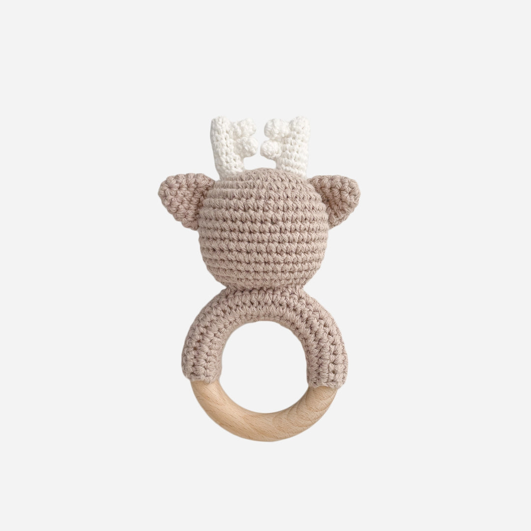 Crochet Cotton Rattle Teether