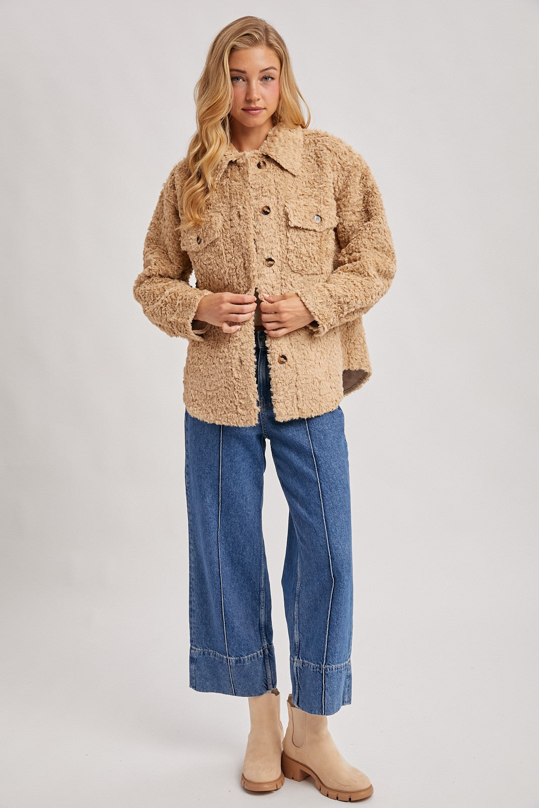 Mabel Boucle Woven Jacket