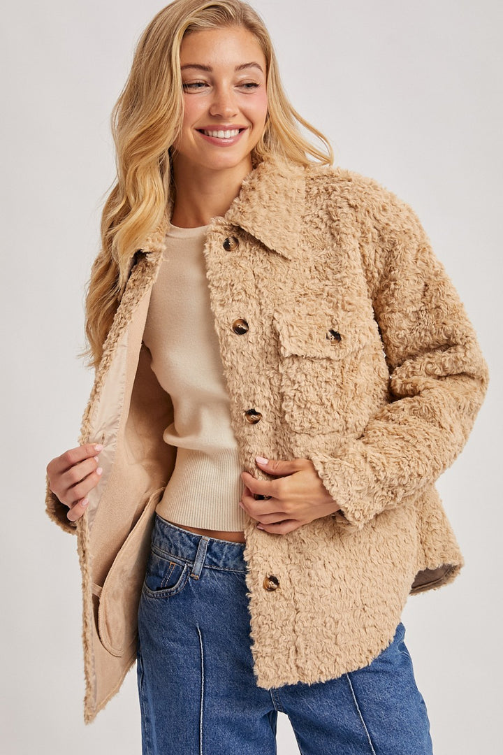 Mabel Boucle Woven Jacket