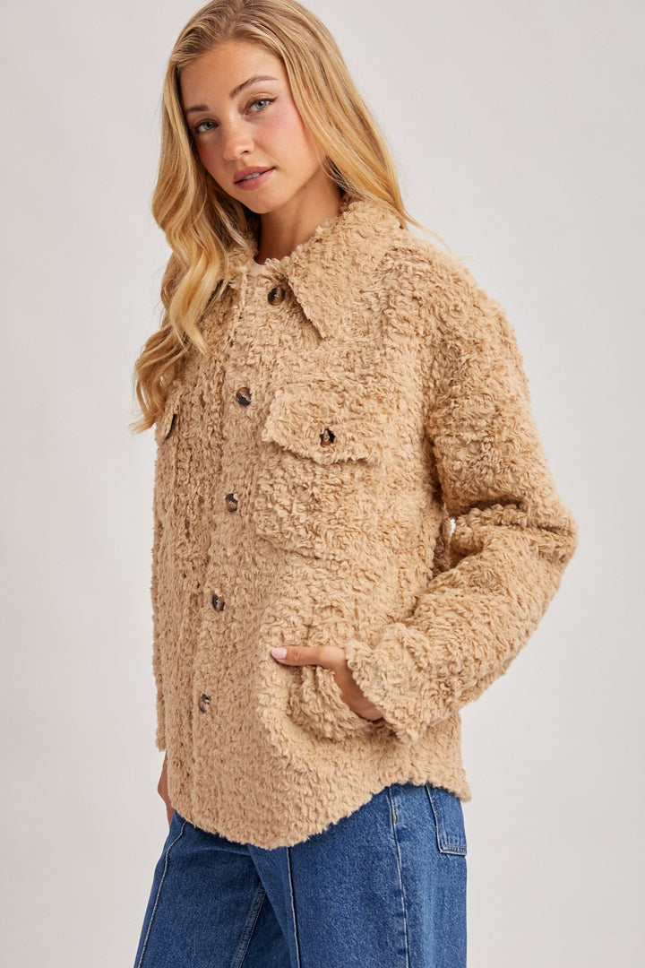 Mabel Boucle Woven Jacket