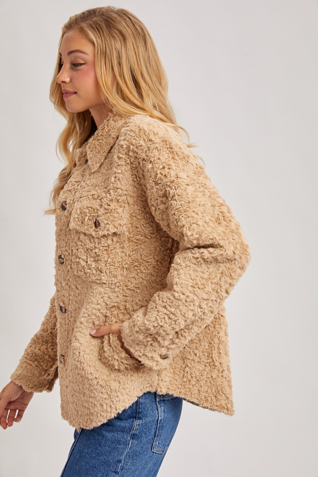 Mabel Boucle Woven Jacket
