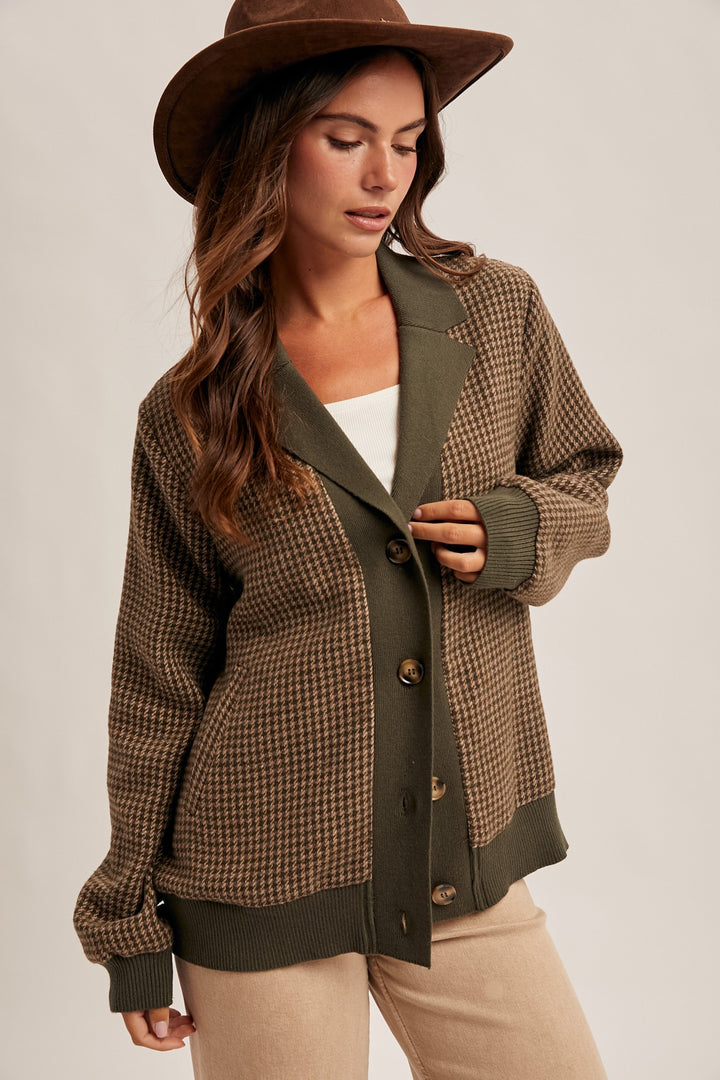 Missoula Mixed Media Tweed Cardigan