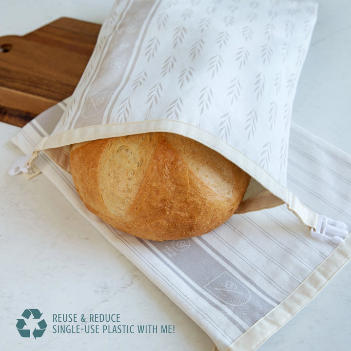Reusable Beeswax Bread Bags - 2 Pack