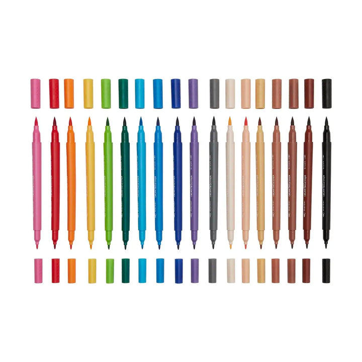 Color Together Brush & Fine Tip Double - Ended Markers