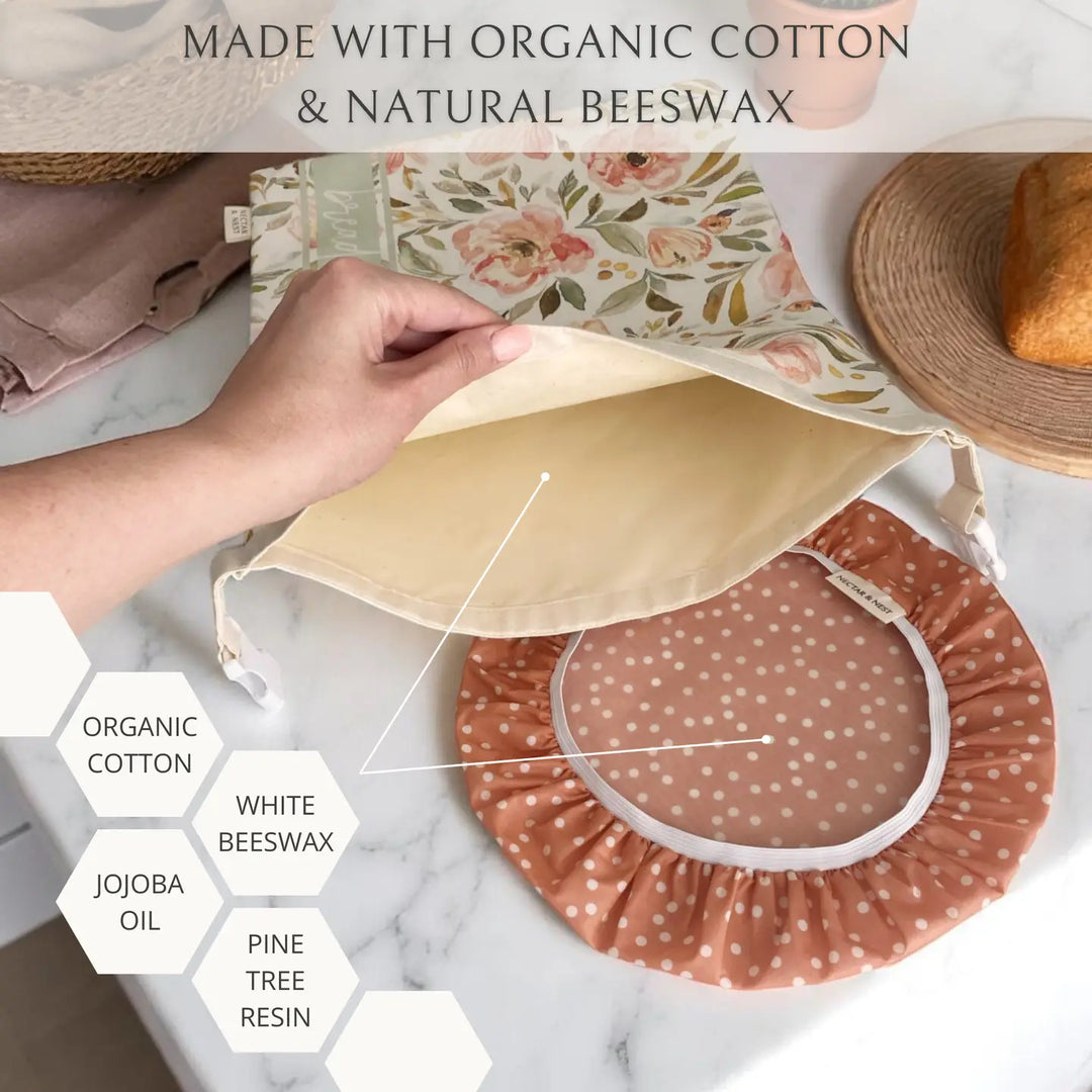 Artist Series Bread Baker Set- Bread Bag & Bowl Cover