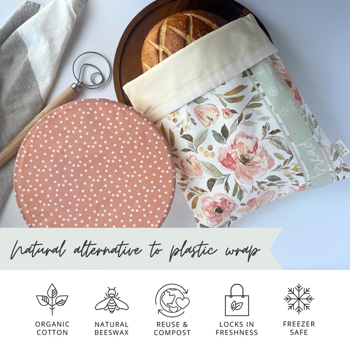 Artist Series Bread Baker Set- Bread Bag & Bowl Cover