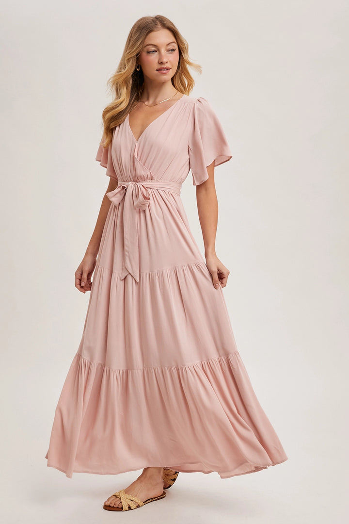 Tallia Tiered Maxi Sundress