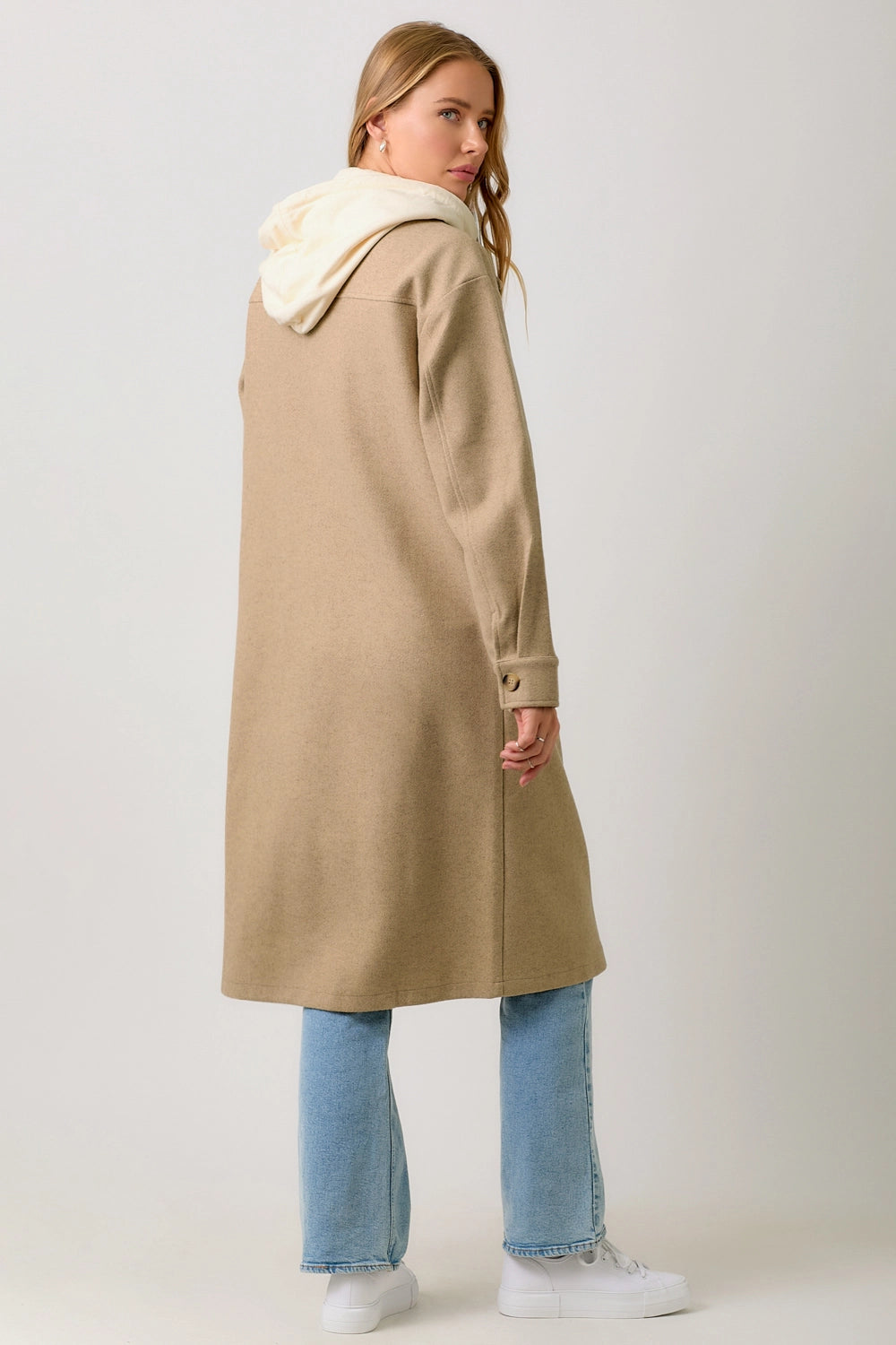 Hadley Hooded Solid Coat