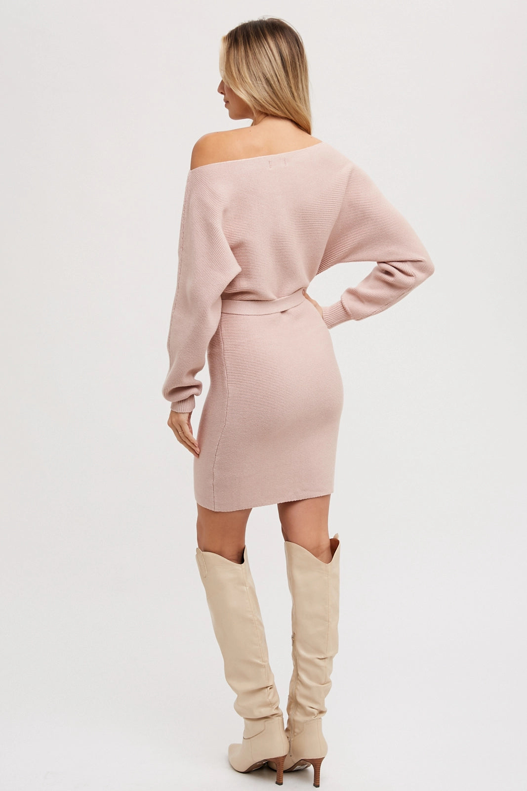 Beatrice Boatneck Sweater Dress