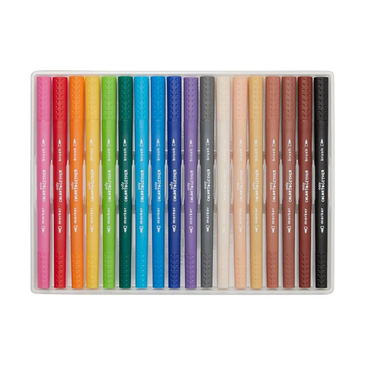 Color Together Brush & Fine Tip Double - Ended Markers