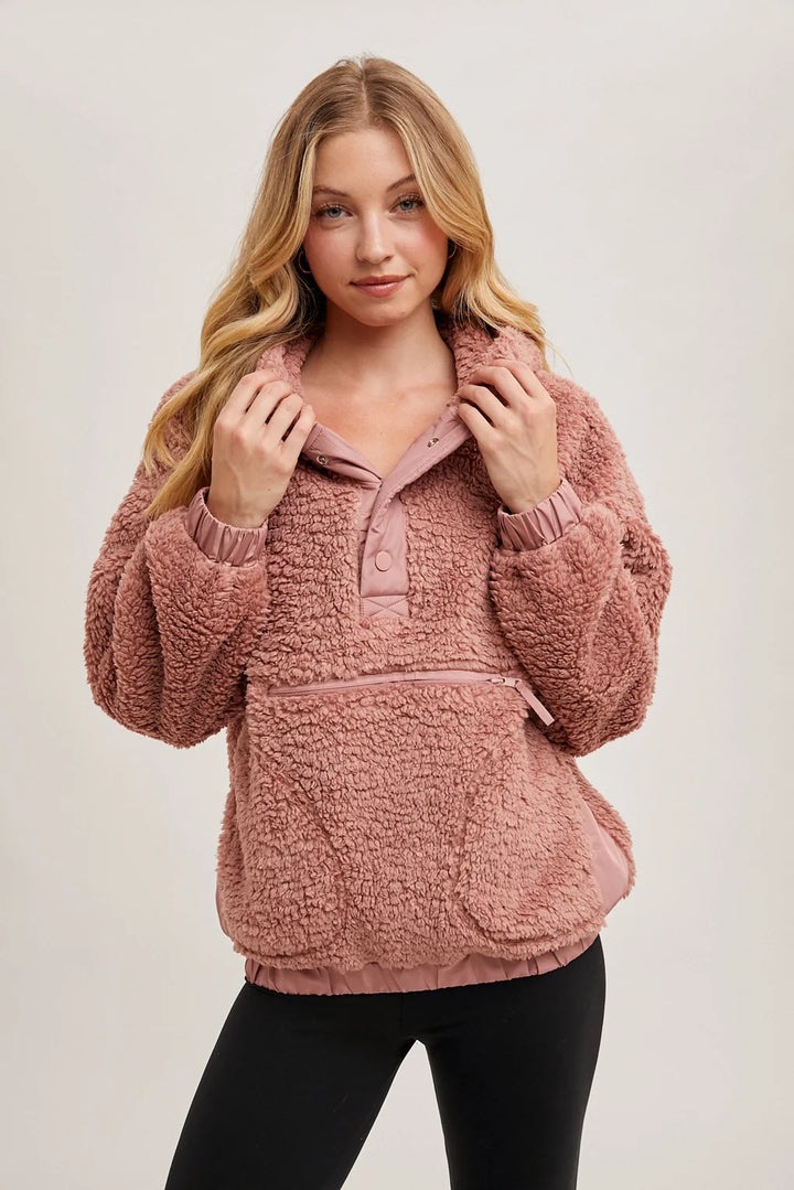 Sadie Sherpa Pullover