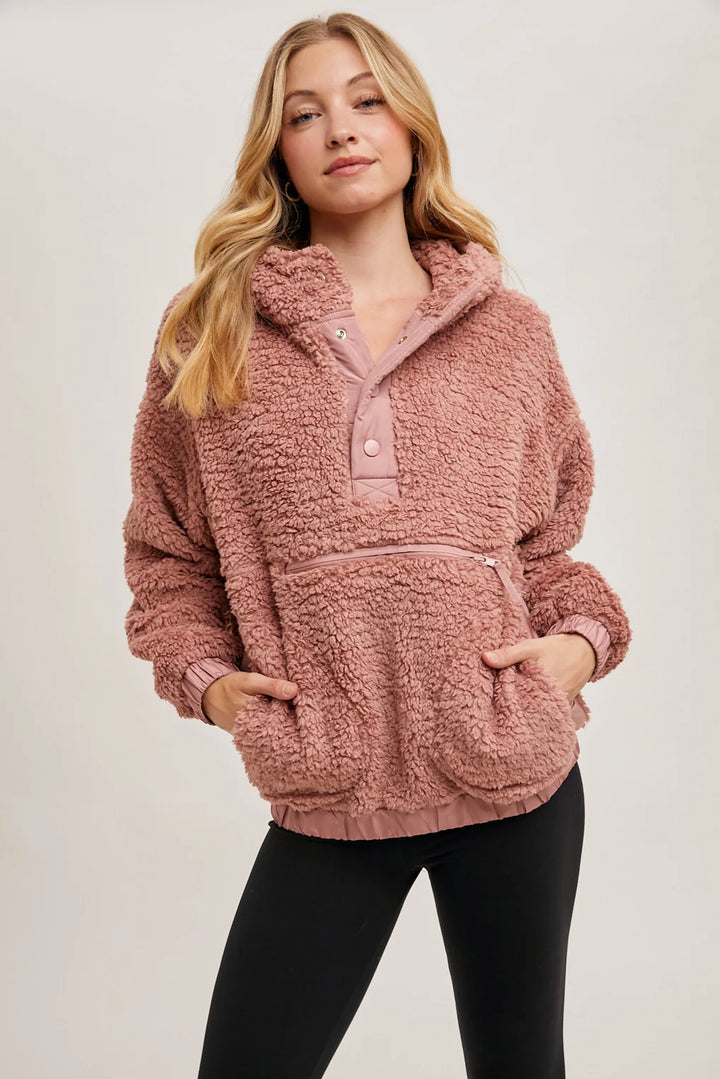 Sadie Sherpa Pullover