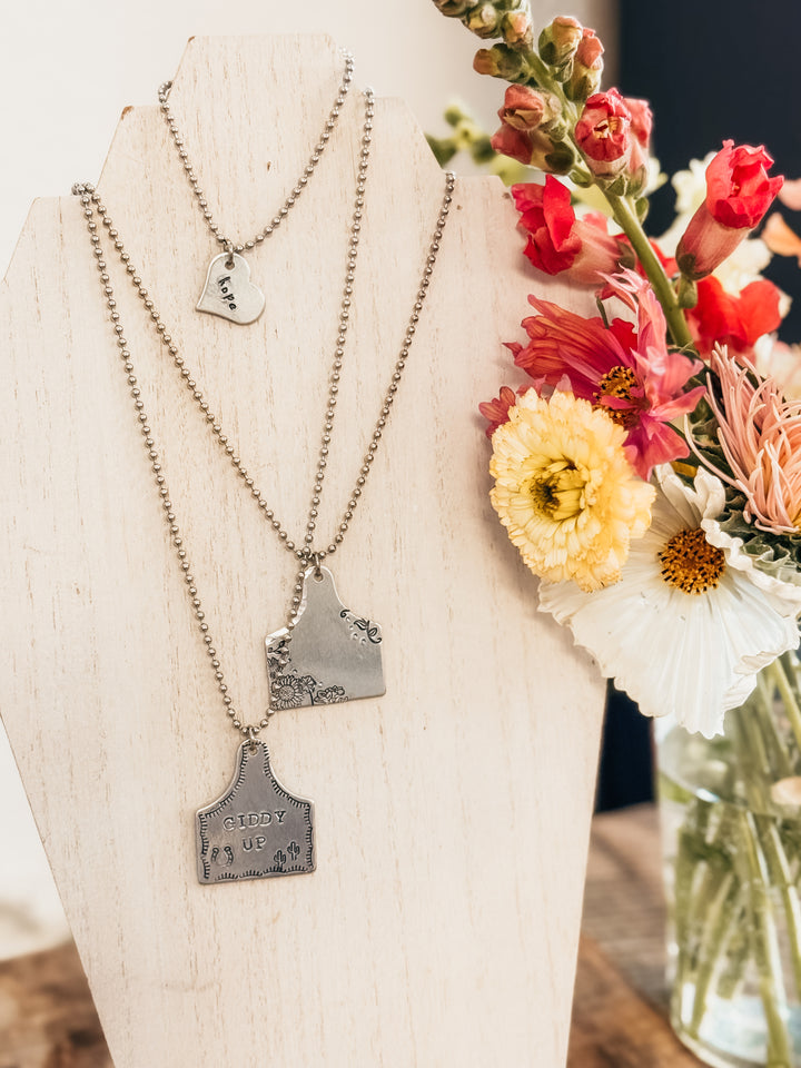 Metal Stamped Pendant Workshop