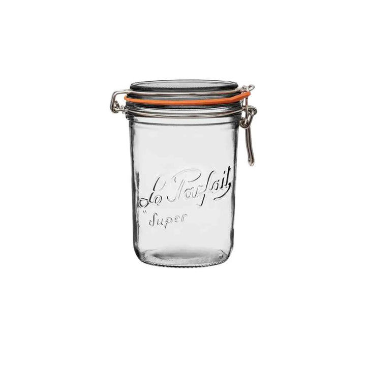 Tapered French Glass Preserving Jar