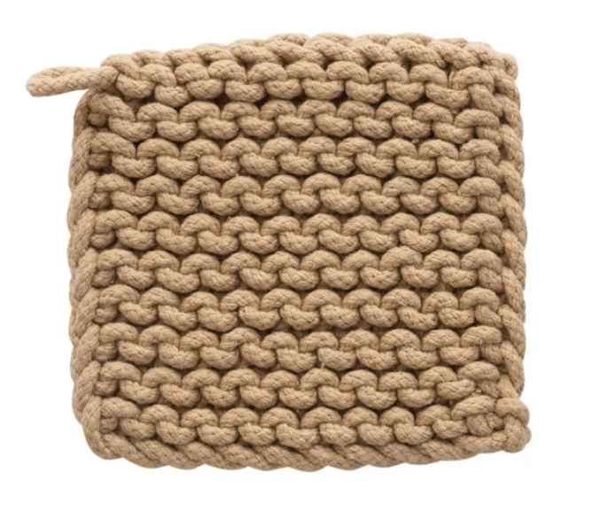 Cotton Crocheted Pot Holder