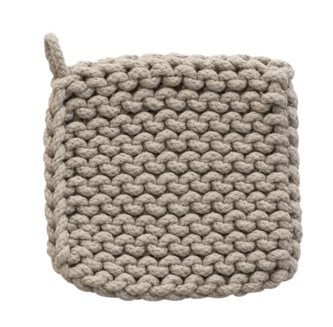 Cotton Crocheted Pot Holder