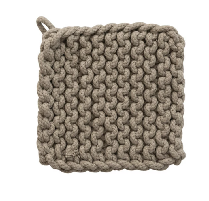 Cotton Crocheted Pot Holder