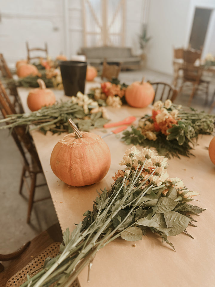 Fall Floral Pumpkin Workshop