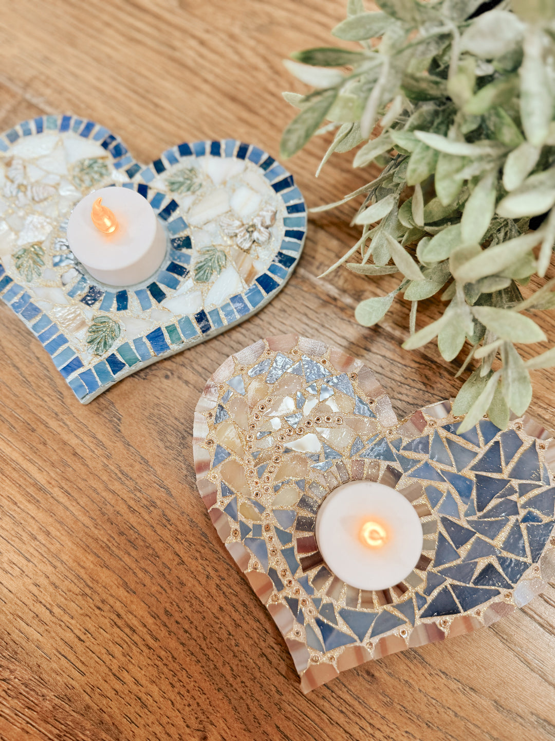 Mosaic Heart Tealight Workshop