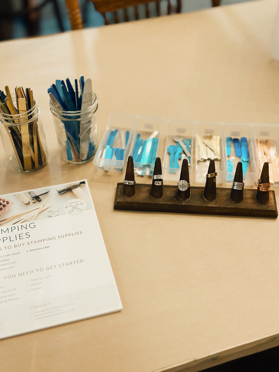 Metal Stamped Ring & Bracelet Workshop