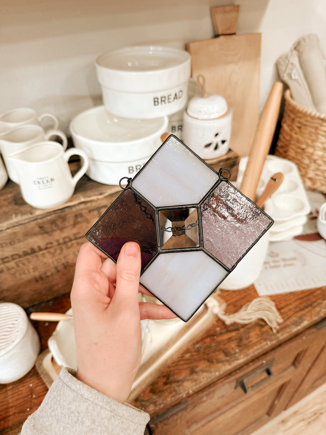 Stained Glass Pocket Window Suncatcher Workshop