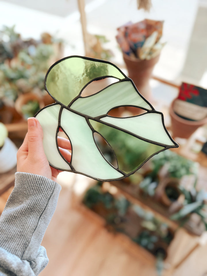Stained Glass Monstera Workshop