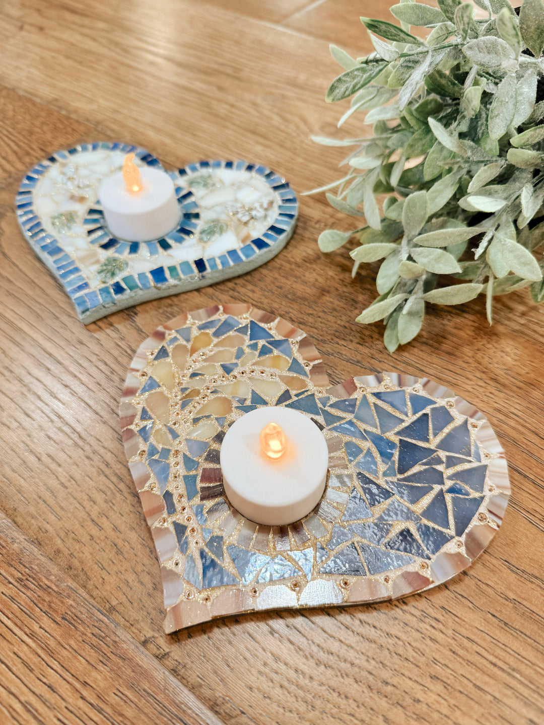 Mosaic Heart Tealight Workshop