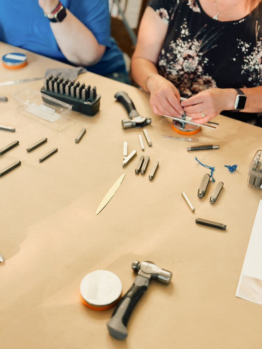 Metal Stamped Ring & Bracelet Workshop