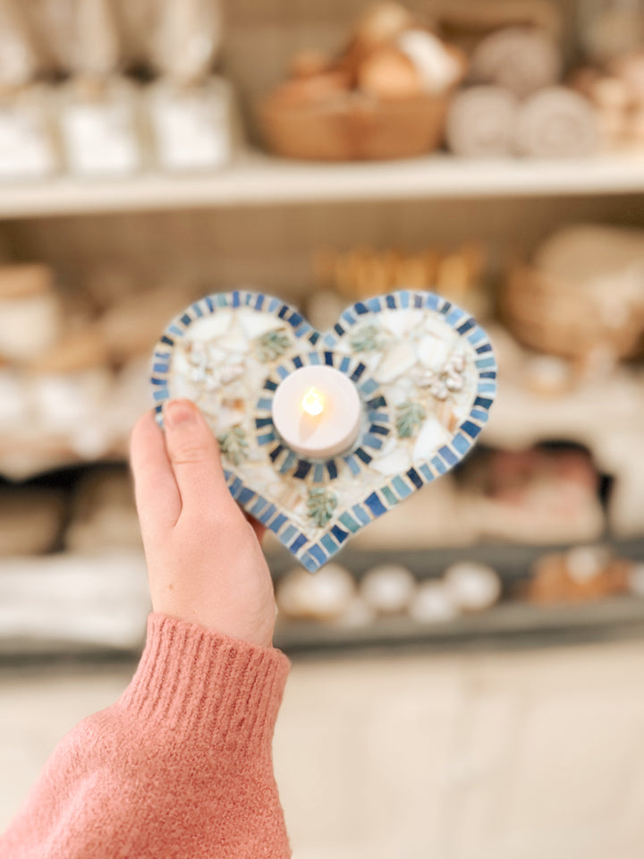 Mosaic Heart Tealight Workshop