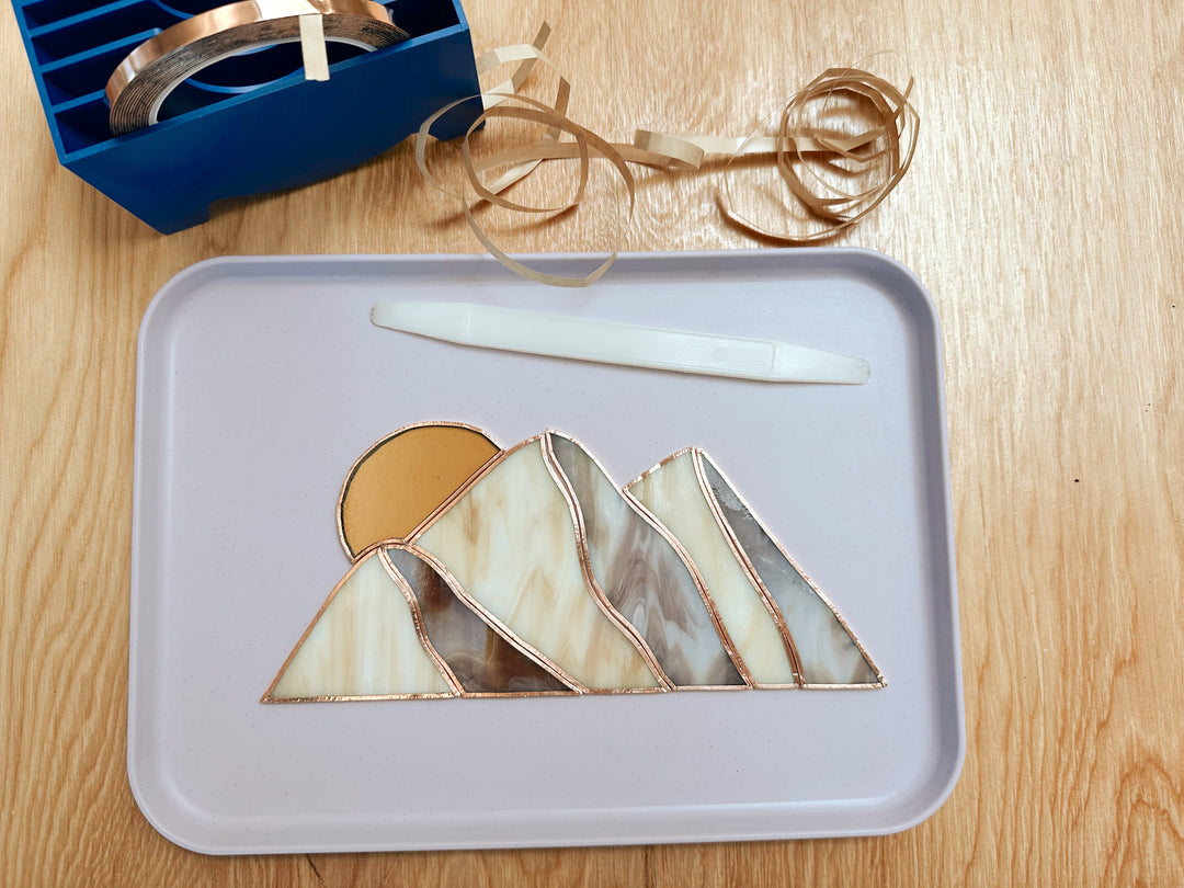 Stained Glass Mountain Scene Workshop