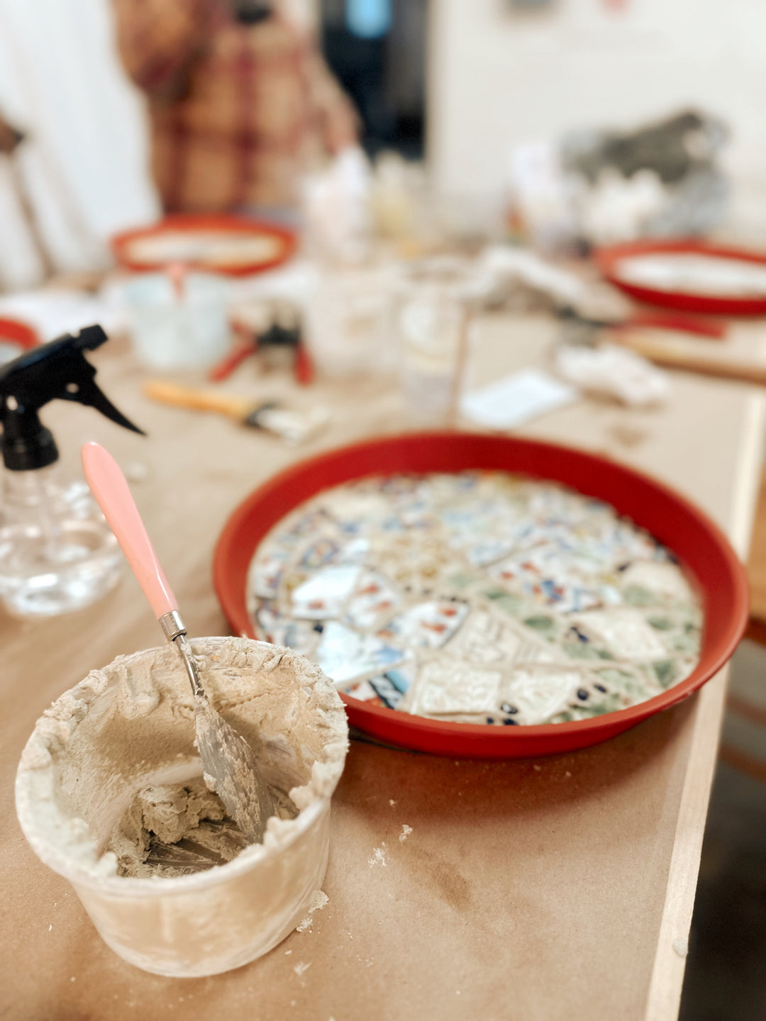 Mosaic Serving Tray Workshop