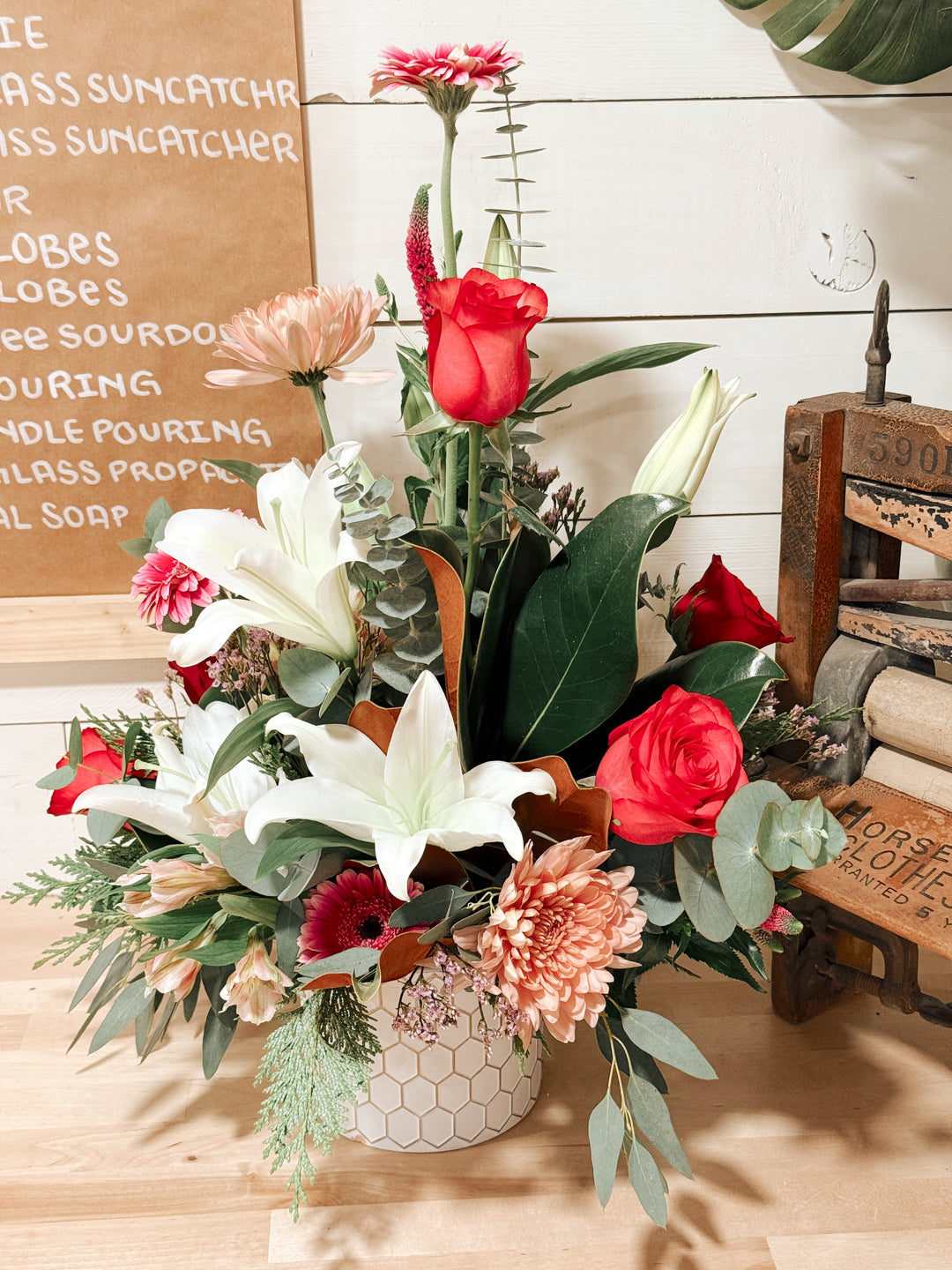 Valentines Floral Arrangement Workshop