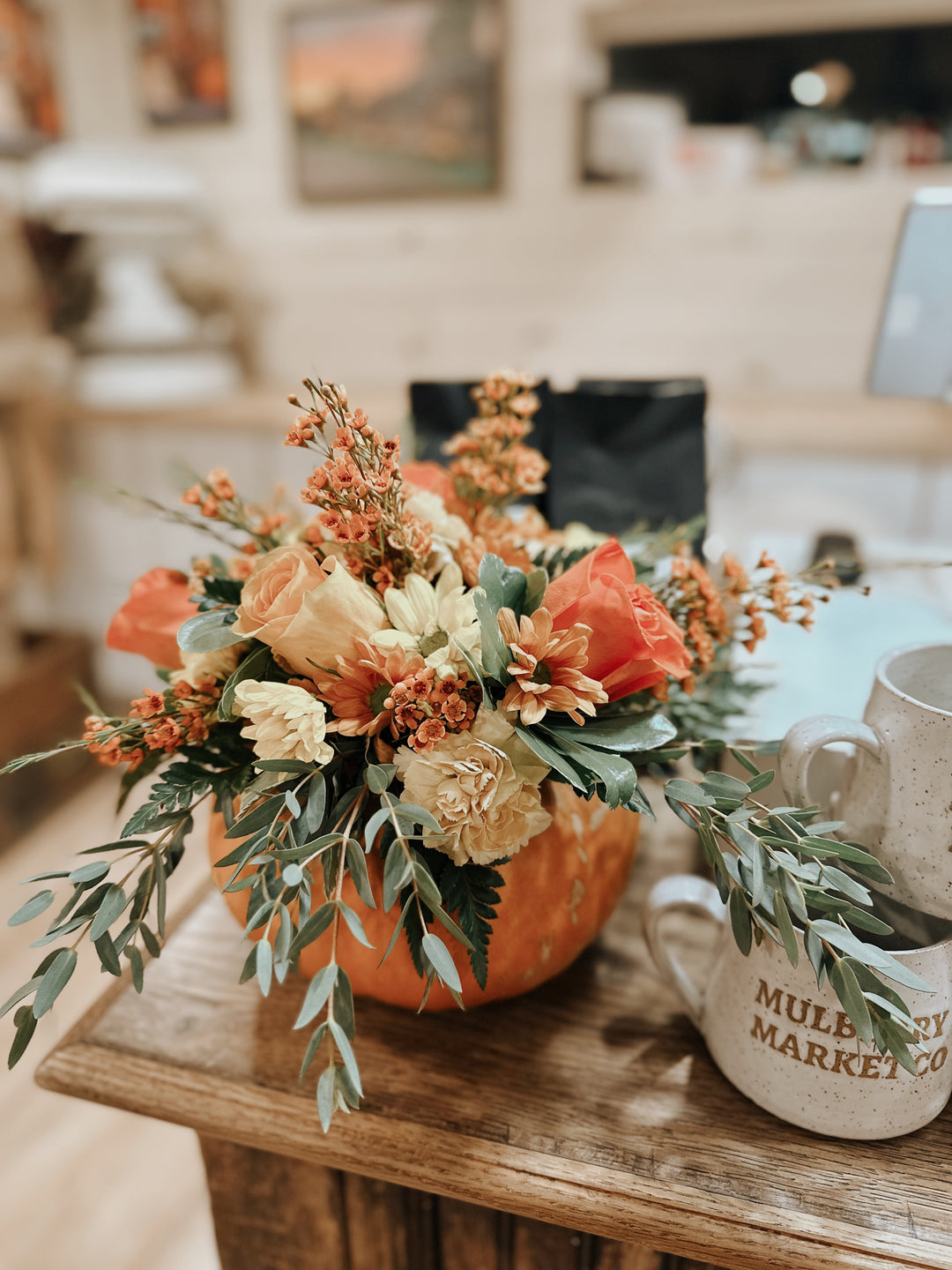Fall Floral Pumpkin Workshop