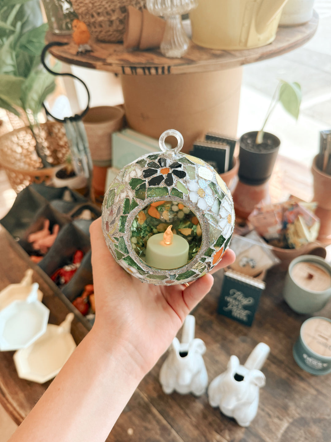 Mosaic Hanging Globes Workshop