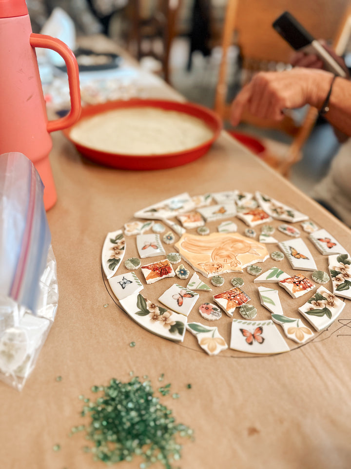Mosaic Serving Tray Workshop