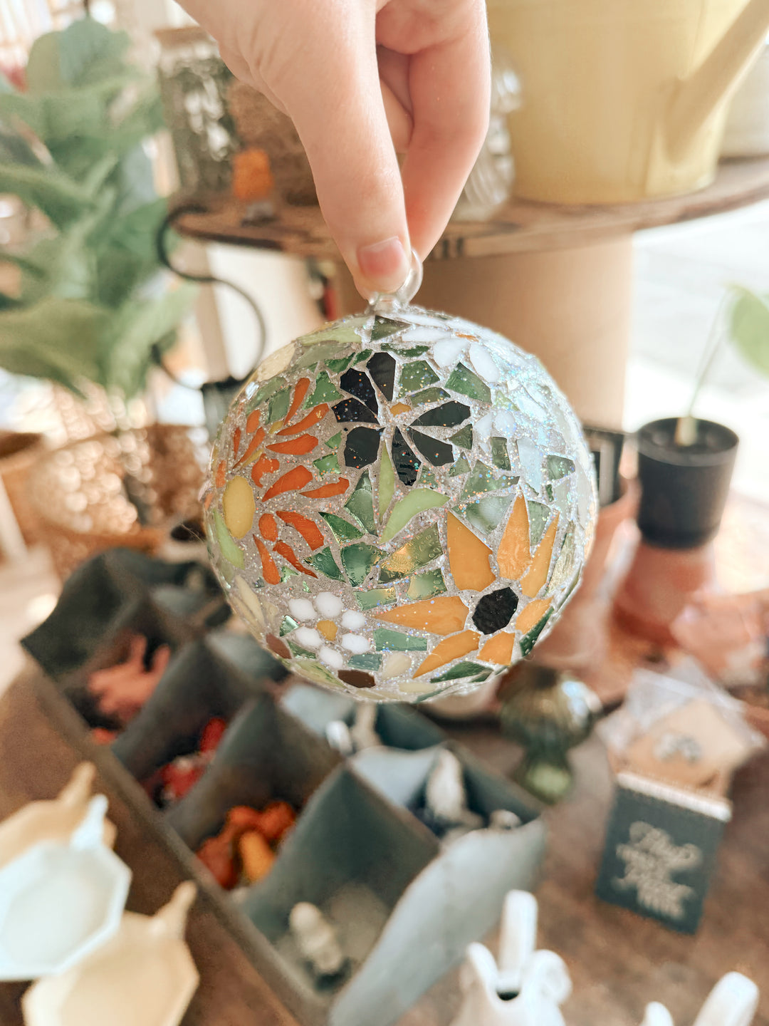 Mosaic Hanging Globes Workshop