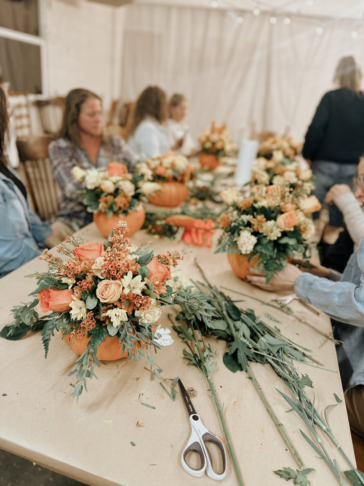 Fall Floral Pumpkin Workshop