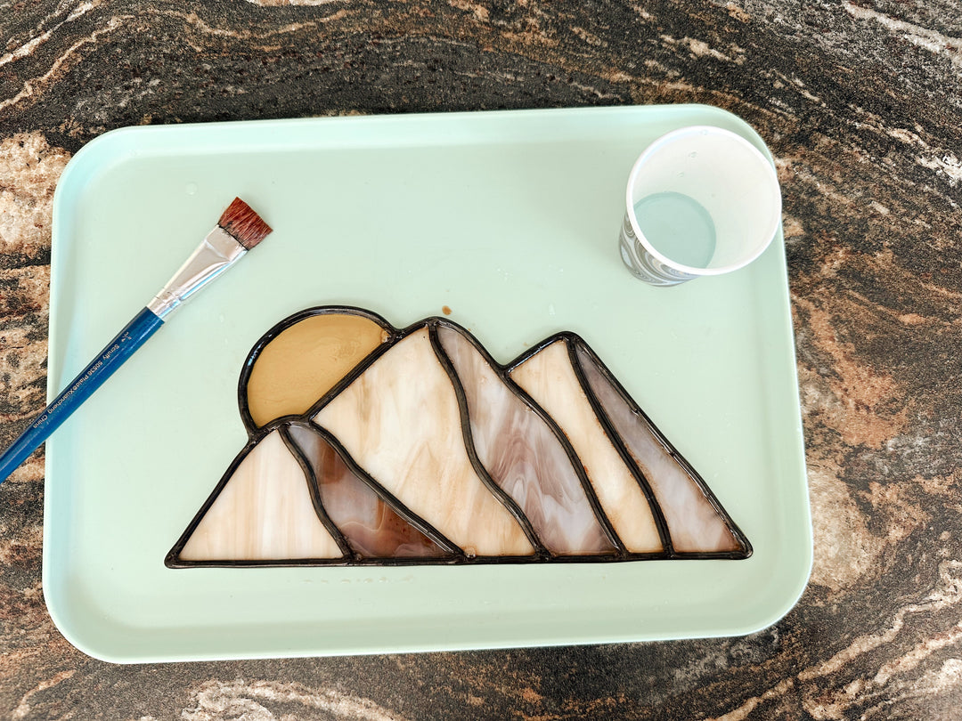 Stained Glass Mountain Scene Workshop