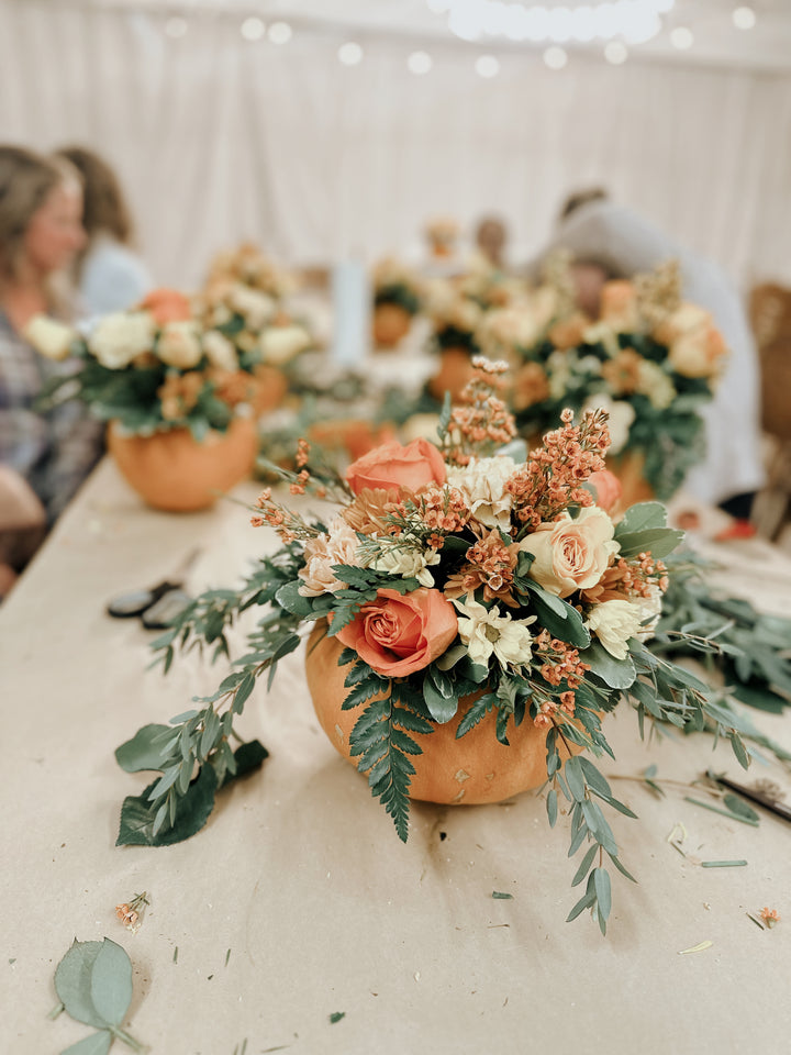 Fall Floral Pumpkin Workshop