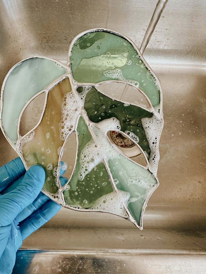 Stained Glass Monstera Workshop