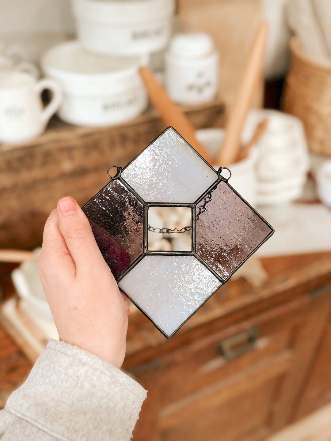 Stained Glass Pocket Window Suncatcher Workshop